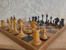 VERDADEIRO RARO VINTAGE Clássico Conjunto de Xadrez Soviético 60 s Estrela Gulag Mordóvia Madeira Autêntica, usado comprar usado  Enviando para Brazil