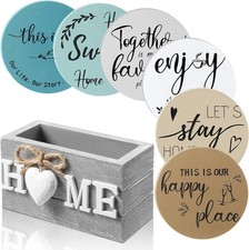 Wooden heart coasters for sale  BRADFORD