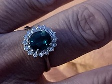 Anello oro zaffiro usato  Roma