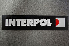 Usado, Adesivo de vinil Interpol 7" X 1,5" (422) comprar usado  Enviando para Brazil