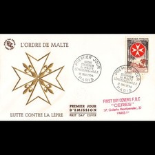 Fdc ordre souverain d'occasion  Crécy-la-Chapelle