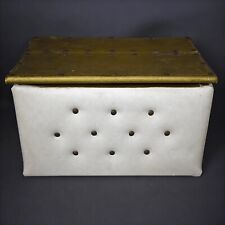 Vintage coffre matelassé d'occasion  Ribemont