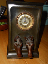 Antique metal clock for sale  Glenfield
