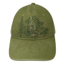 Chapéu Get Outside Sierra Club Strapback verde tamanho único bordado sólido comprar usado  Enviando para Brazil