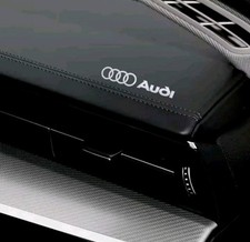 2x AUDI Stil Logo Emblem Sticker Aufkleber Media  innen 3D Alu Auto 4x1,5cm comprar usado  Enviando para Brazil