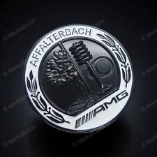 NUEVO EMBLEMA LOGO AMG AFFALTERBACH 3D BLANCO Y NEGRO MERCEDES 64MM ADHESIVO comprar usado  Enviando para Brazil