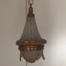 Ancien lustre pampilles d'occasion  Nice-