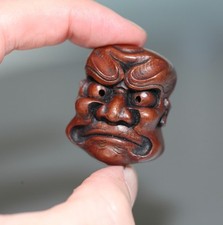 Antique netsuke mask for sale  LONDON