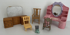 Gato persa bebê Sylvanian Families RARO com móveis mistos  comprar usado  Enviando para Brazil