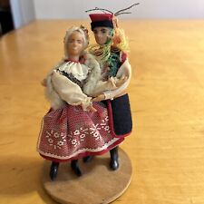 VTg Polish SPOLDZIELNIA PRACY LALKI REGIONALNE Dolls Krakowianka Hand Made Sb13a na sprzedaż  Wysyłka do Poland