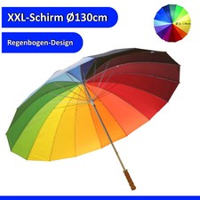 Regenschirm xxl regenbogen gebraucht kaufen  Vetschau