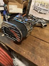 Usado, Harley Evo Dual Carb Edelbrock Qwik carburador prata entrada de helicóptero duplo comprar usado  Enviando para Brazil