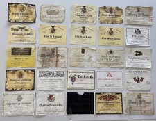 Lot étiquettes vin d'occasion  Losne