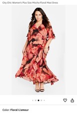 Vestido maxi longo city chic plus size 20w, usado comprar usado  Enviando para Brazil