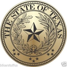 Texas state seal for sale  San Francisco