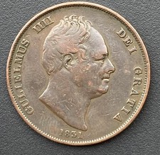 1831 penny william for sale  HUNTINGDON