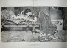 Old antique print for sale  UK
