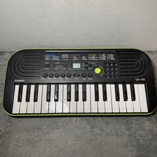 Teclado Casio Mini 32 SA-46 preto e verde comprar usado  Enviando para Brazil