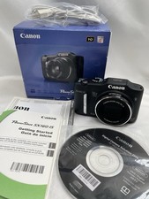 Câmera Digital Preta Canon PowerShot SX160 IS 16.0MP com Cartão SD de 8 GB e Caixa comprar usado  Enviando para Brazil