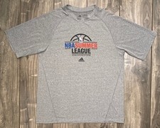 Camiseta Adidas Oficial 2013 NBA Summer League Game Climalite Cinza Masculina Pequena comprar usado  Enviando para Brazil