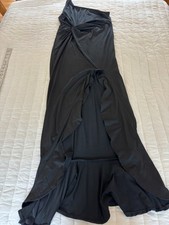 Novo vestido preto elegante médio feminino - linda fenda na frente e uma manga! comprar usado Novo vestido preto elegante médio feminino - linda fenda na frente e uma manga! comprar usado  Enviando para Brazil