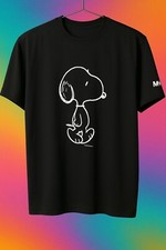 Shirt nera snoopy usato  Milano