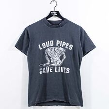 Camiseta Loud Pipes Save Lives Motociclista Passe Coiote Média Antiga Anos 90 Grunge comprar usado  Enviando para Brazil