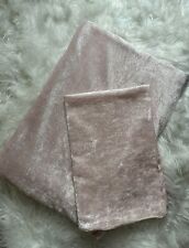 Crushed velvet bedding for sale  LOOE