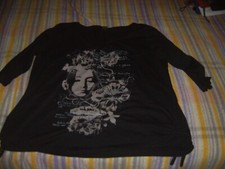 Shirt imprimé noir d'occasion  Harnes