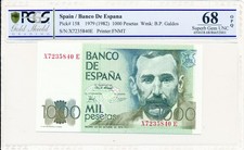 Banco De Espana Espanha 1000 pesetas 1979 PCGS 68OPQ comprar usado  Enviando para Brazil