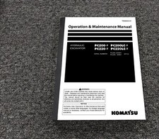 Operador de escavadeira hidráulica Komatsu PC200LC-7 e manual de manutenção 250001-Up, usado comprar usado  Enviando para Brazil