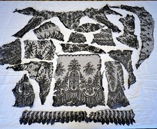 Black lace fabric for sale  Clarence