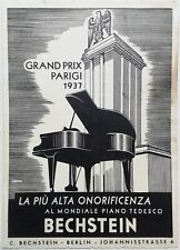 Cartolina pubblicitaria bechst usato  Roma