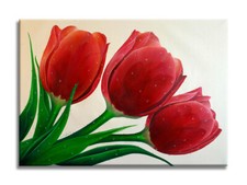 Red tulips print for sale  Miami