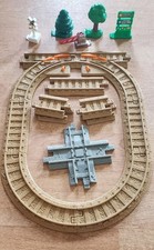Brinquedo de trem Fisher Price GeoTrax L9183 pacote de trilho ferroviário comprar usado  Enviando para Brazil