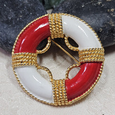 Broche bouée esprit d'occasion  Le Luc