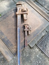Two pipe wrenches for sale  SOUTH CROYDON