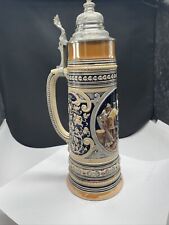 Bierkrug 42cm zinndeckel gebraucht kaufen  Massing