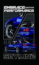 Nissan skyline polyester d'occasion  Expédié en Belgium