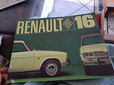 Depliant renault r16 usato  Virle Piemonte