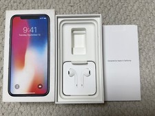 Apple iPhone X - 64GB 256GB (com identificação facial) preto e branco lacrado na CAIXA comprar usado  Enviando para Brazil