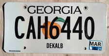 Targa georgia originale usato  Biella