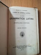 Grammatica latina morfologia usato  Italia