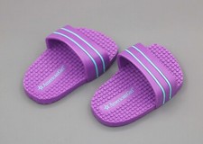 Sandálias chinelos roxos American Girl para sapatos de boneca de 18 pol. conjunto de natação Team USA comprar usado  Enviando para Brazil