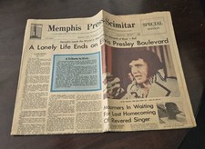 Elvis presley newspaper for sale  Cudahy