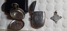 Silver fob watch for sale  LANCASTER