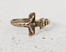 9ct gold crucifix for sale  AYR