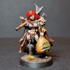 Painted barbarian fighter for sale  WHITCHURCH