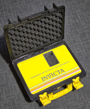 Usado, Invicta Watch estojo de colecionador 8 slots preto/amarelo caixa de relógio de mergulho original comprar usado  Enviando para Brazil