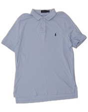 Camisa polo masculina grande azul algodão CP98 POLO RALPH LAUREN comprar usado  Enviando para Brazil